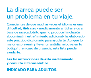 La diarrea puede ser un problema en tu viaje