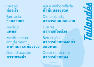 Diccionario Hidrasec tailandés
